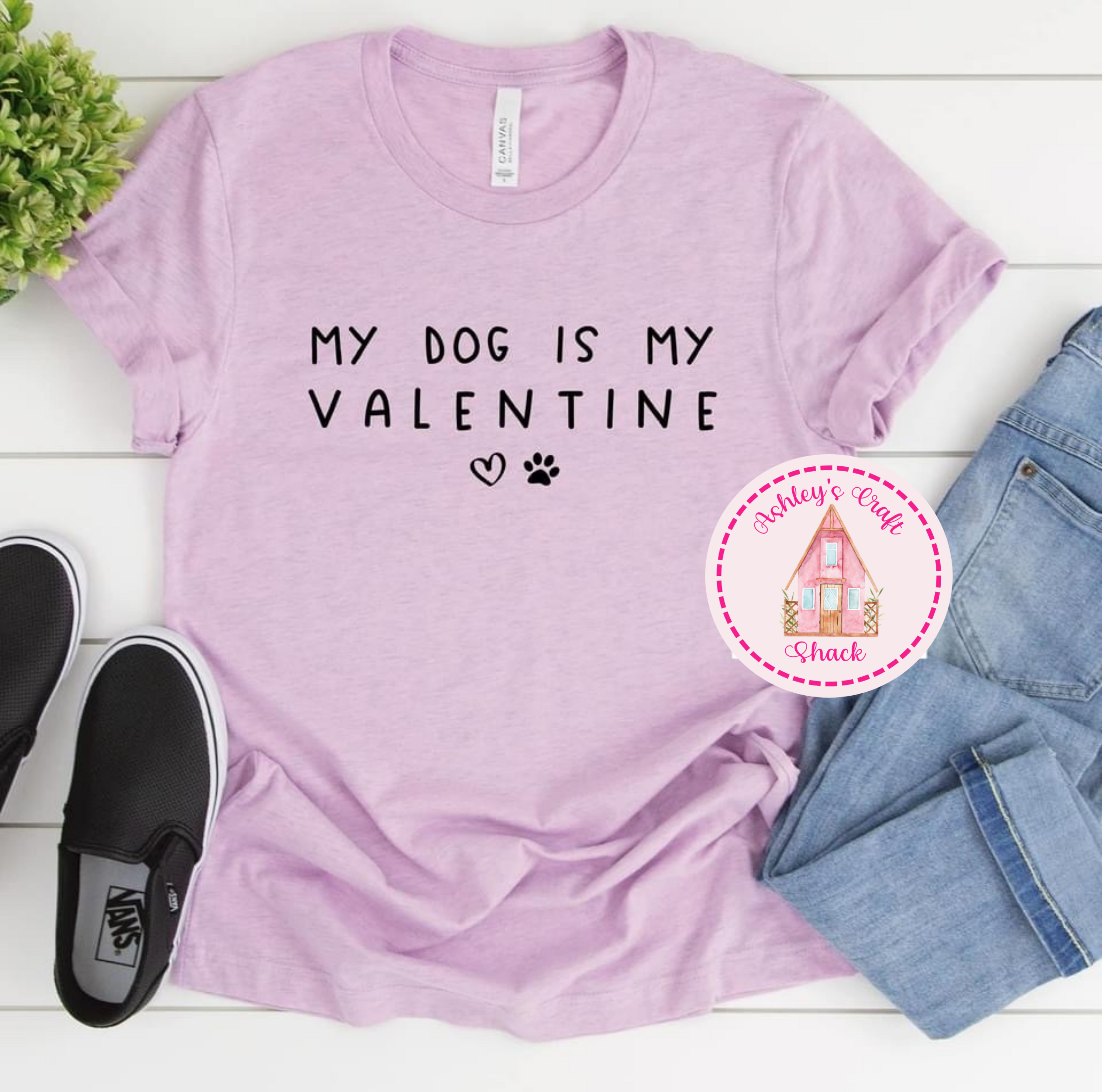 My Dog is my Valentine Tee