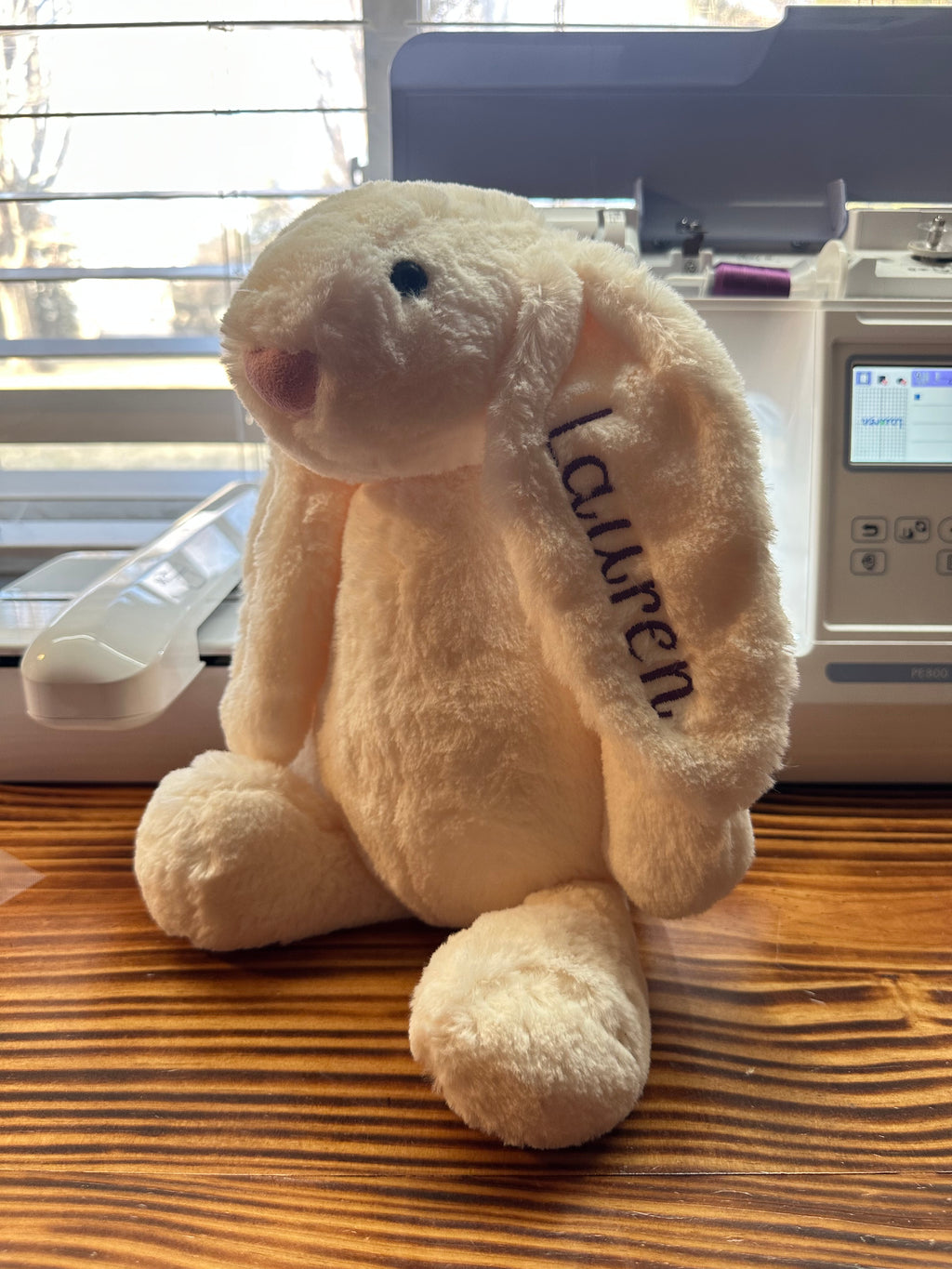 Custom Embroidered Bunny