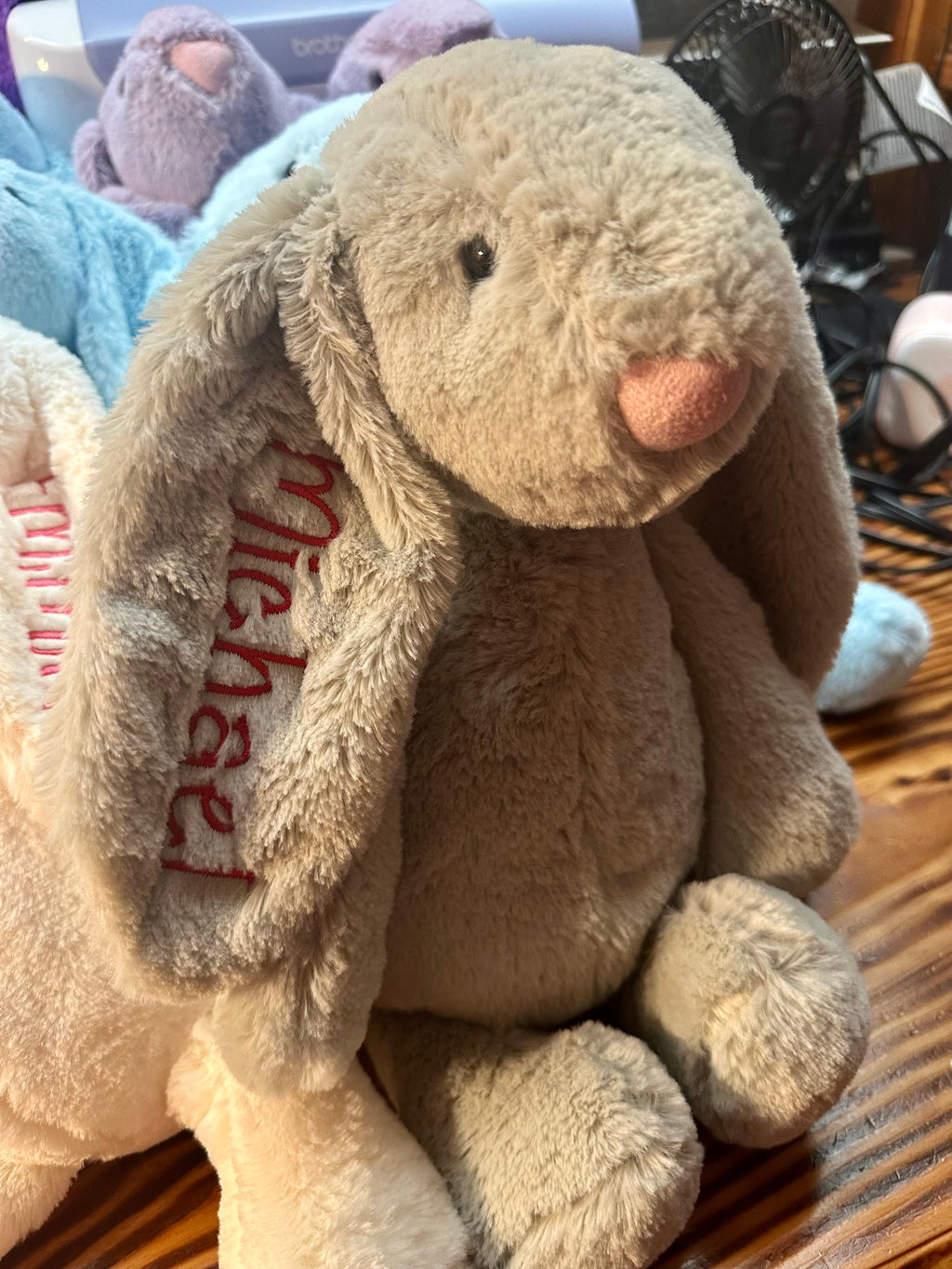 Custom Embroidered Bunny