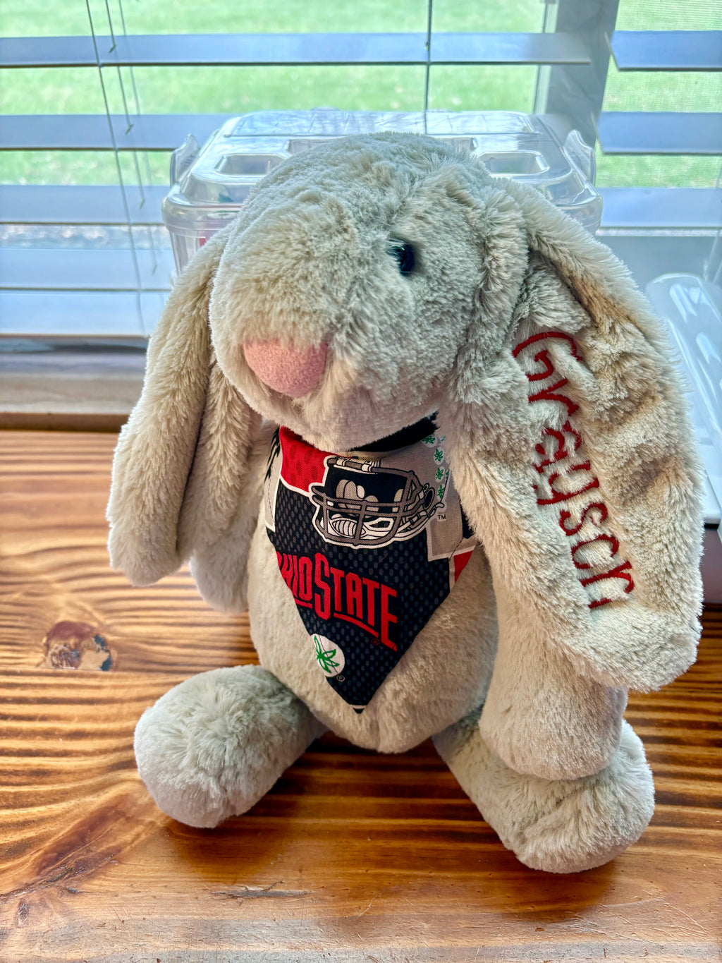 Custom Embroidered Bunny