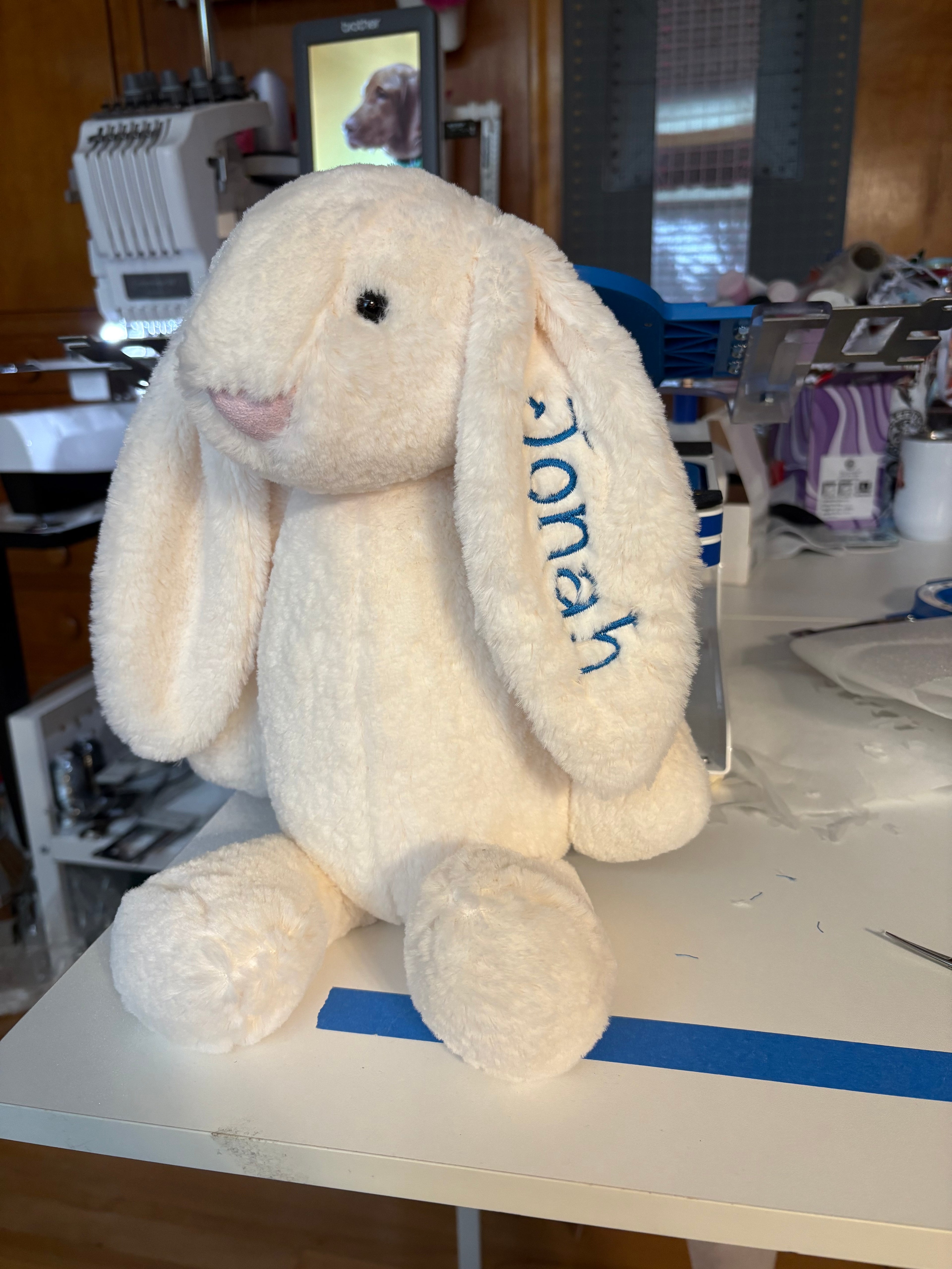Custom Embroidered Bunny